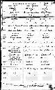 Marriage record of Albert W. Cosens and Elizabeth Fisher