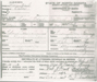 Birth record of Leon Clyde Ballard