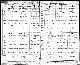 Birth record of Mary Christina Elizabeth Herzberger