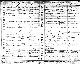 Birth record of Aaron Jacob Thiel