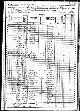 1870 US census - Family of Adam Ballard. Family of Lyman Ballard. Family of Kelsey Ballard PAGE 1 of 2. Page begins with continuation of family of household of Stephen and Matilda Ballard.