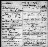 Death record of William J. Wurn