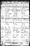 Marriage record of Allen Ferguson Carlaw and Priscilla Jane Vance