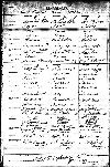 Marriage record of Mary Thiel and Louis Hildebrand
