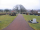 Cemetery view from the mortuary.