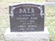 BAER, Norman and Emma WEBER