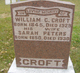 CROFT, William G. and Sarah PETERS