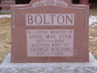 BOLTON, George and Annie Mary DYER