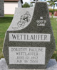 WETTLAUFER, Dorothy Pauline