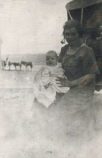 Cecil (King) Ballard with son, Leon