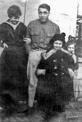 Mary Fogas and Otto Wurm, with Mary's younger sisters Dorothy (Hunger) and Marjorie (Gibson) Mary Fogas and Otto Wurm, with Mary's younger sisters Dorothy (Hunger) and Marjorie (Gibson)