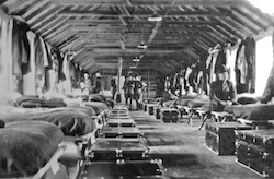 Barracks at Camp Travis Texas, probably winter of 1918 Barracks at Camp Travis Texas, probably winter of 1918