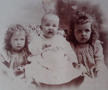 Hazel Florence Browne, Lloyd Browne and Ella May Browne; circa 1895