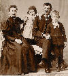 Albert Cosens and Lizzie Fisher abt 1897 Albert Cosens and Lizzie Fisher abt 1897