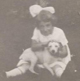 Child Kathleen Wurm with her dog, Toney Child Kathleen Wurm with her dog, Toney