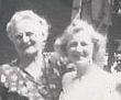 Minnie Lindsay and daughter, Treva Wurn Minnie Lindsay and daughter, Treva Wurn
