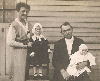 Louise Wurm and William Redinger with daughters, 1918 Louise Wurm and William Redinger with daughters, 1918