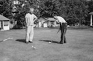 Albert Sr and Albert Jr (Bud) playing golf at Burroughs Farms, Michigan about 1939