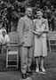 Bud and Maryjane at their wedding reception, Anna Wurm's house, Pontiac, Michigan