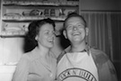 Maryjane and Bud in Aberdeen, Maryland 1945